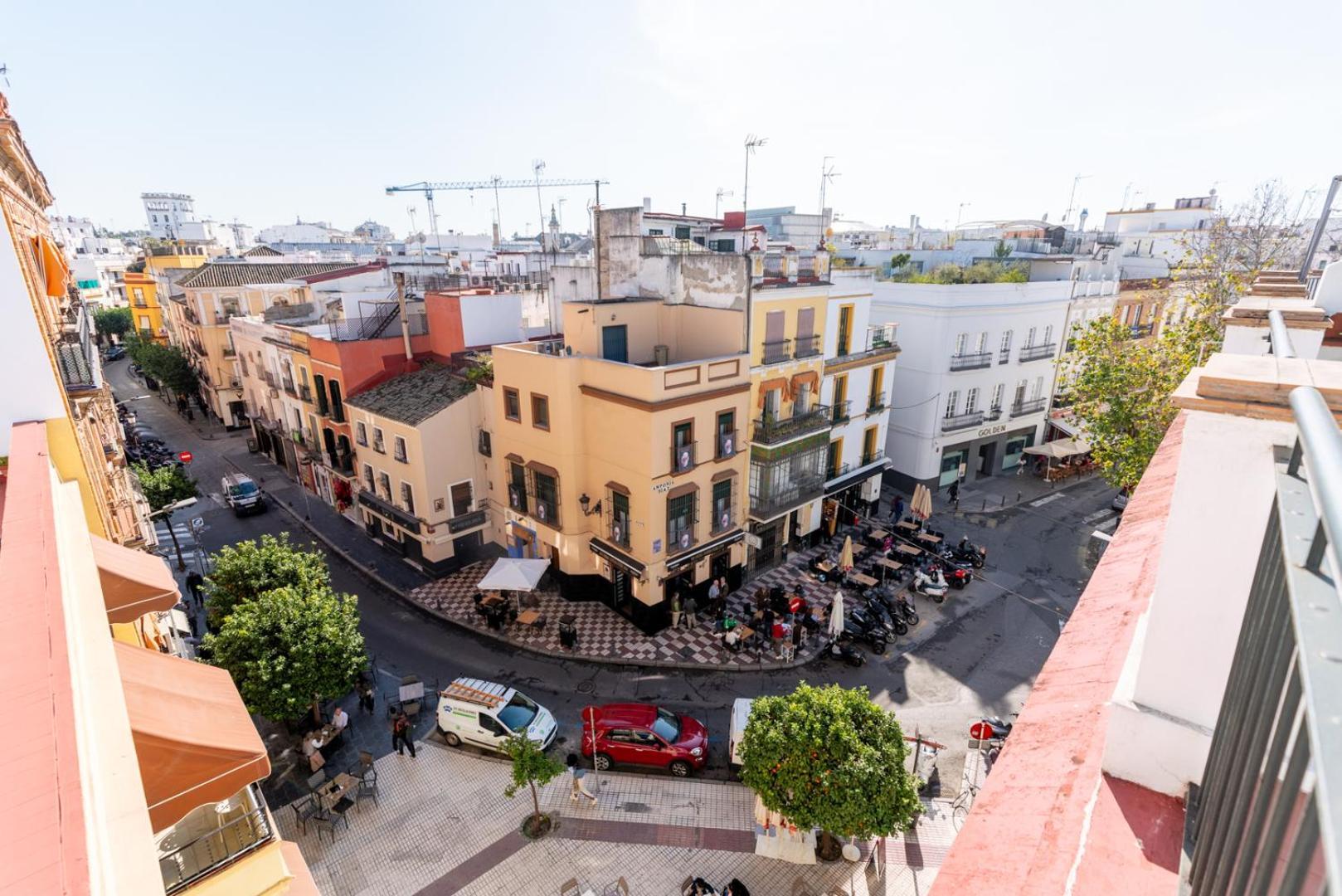Luminoso Ático con Terraza, Calle Antonia Diaz Sevilla Exterior foto