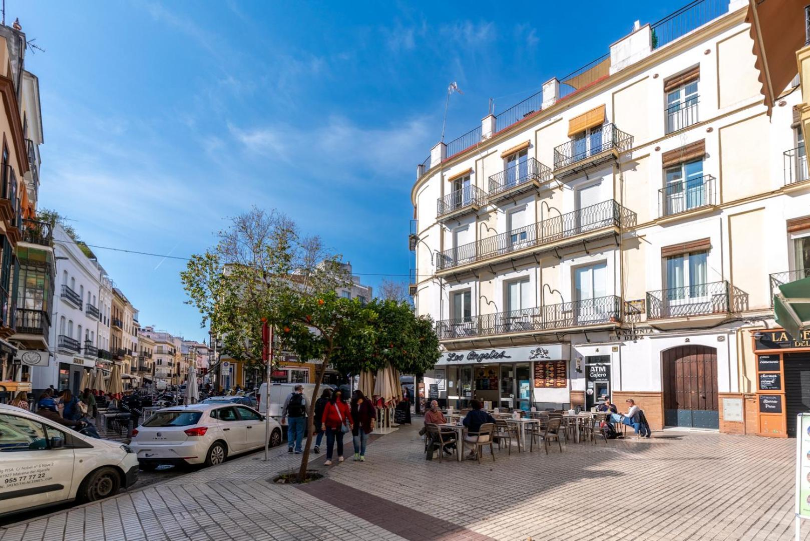 Luminoso Ático con Terraza, Calle Antonia Diaz Sevilla Exterior foto